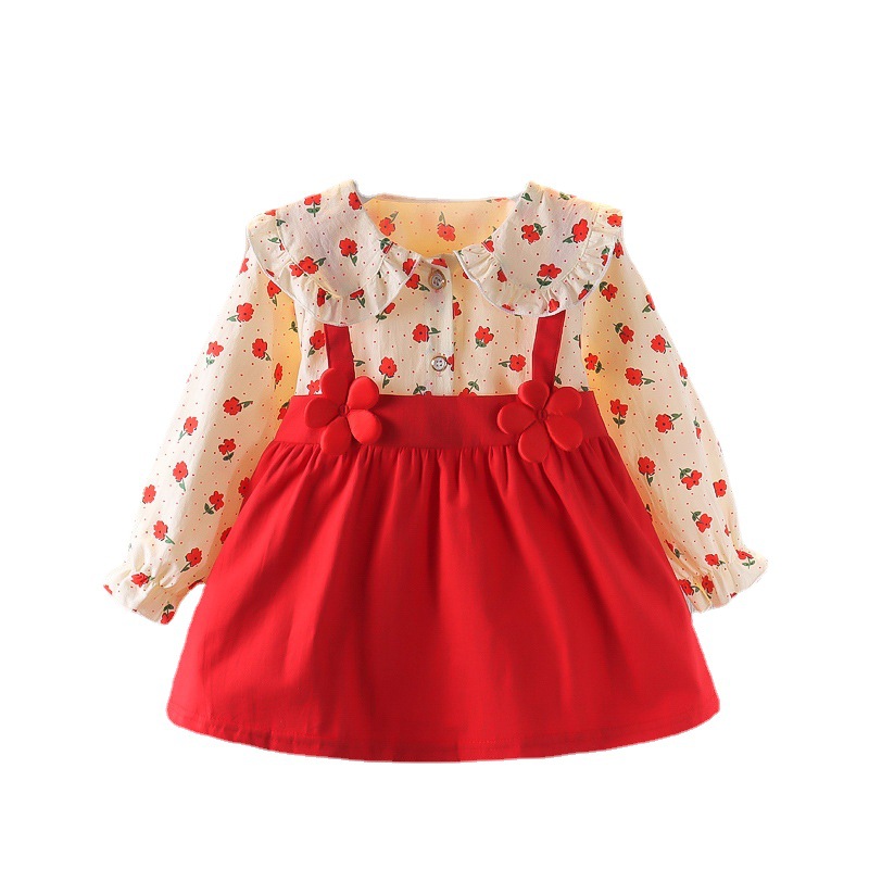 Grazioso vestito da principessa floreale per 2 ragazze e 3 bambini di un anno e mezzo_voghion.com