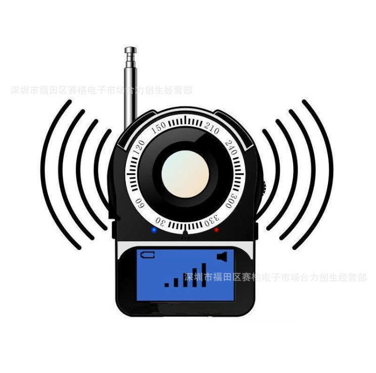 CC309反窃听探测仪防偷拍反偷拍竊聽防跟踪无线信号 摄像头探测器