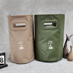 戶外摺疊水桶便捷式露營野餐釣魚桶旅行水桶 多功能泡腳桶打水桶