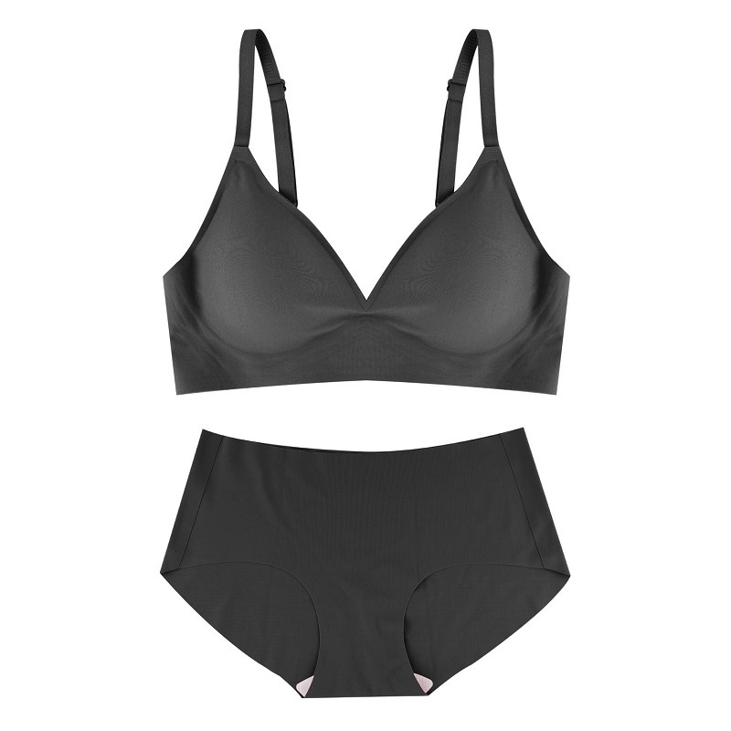 Popular Corea del Sur sin costura pecho-expansión de la ropa interior de las mujeres pequeño pecho grande empuje hacia arriba cintura adelgazamiento espalda jelly traje de sujetador