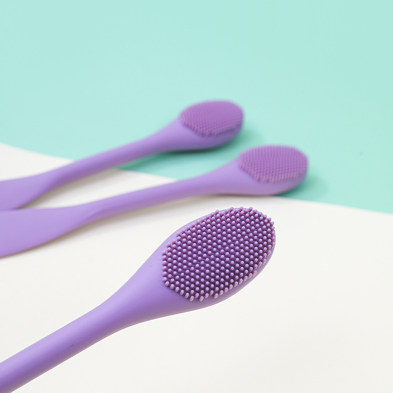 Cepillo de máscara cepillo de silicona relleno de la piel cepillo de película de barro máscara herramienta traje de doble cabeza película de barro salón de belleza cepillo especial