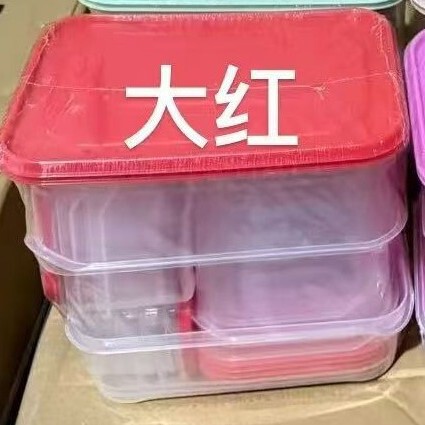 専用キッチン冷蔵庫用フルーツ保存鮮度保持ボックス 蓋付き17個セット 食品グレード透明保存ボックス 卸売|undefined