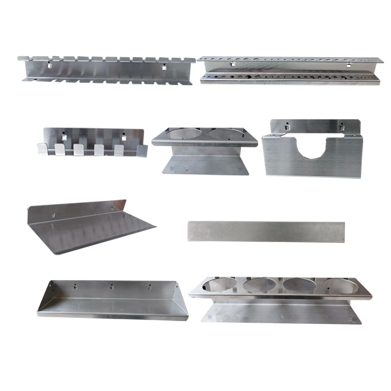 304 agujero de acero inoxidable agujero placa laminada de hardware herramientas de pared de almacenamiento de estante de almacenamiento de herramientas de pared