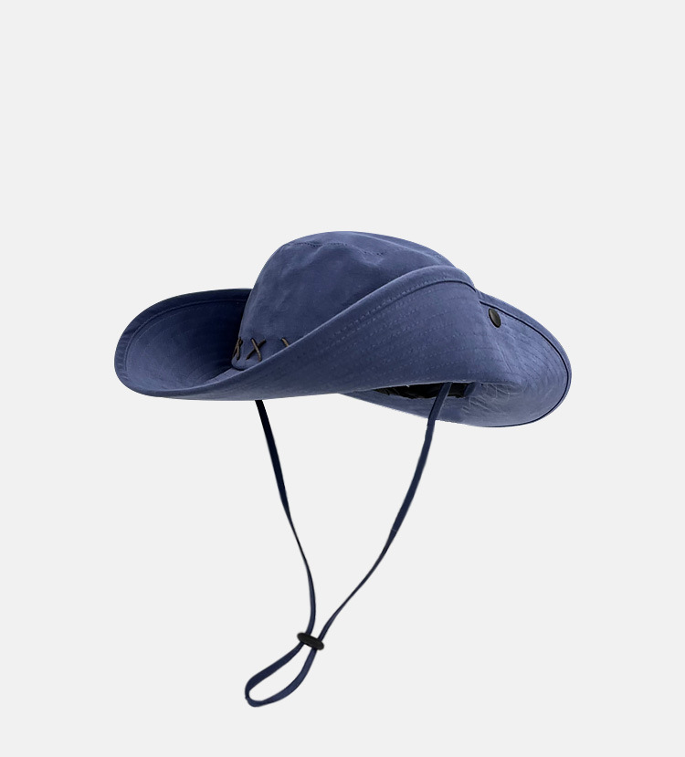 Unisex Basic Cowboy Style Modern Style Geometric Solid Color Big Eaves Bucket Hat display picture 1