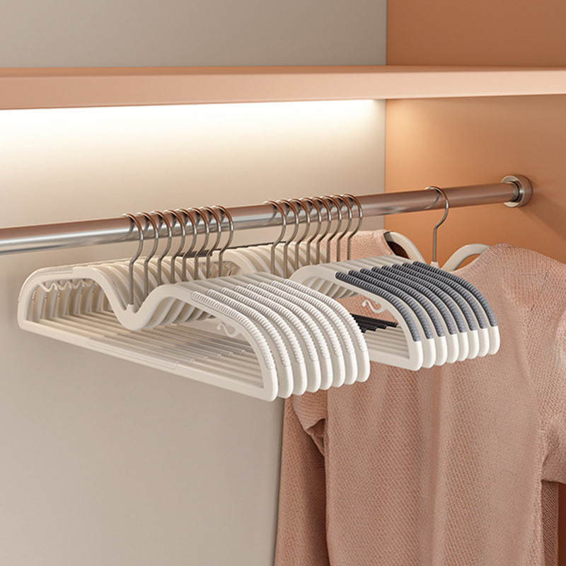 Non-Slip Short Neck Hangers for Home Use, Non-Marking Non-Slip Clothes Hangers for Dormitory Students' Short Wardrobes