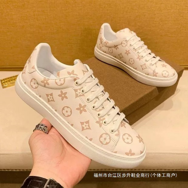 欧洲站男鞋小众设计高端春夏季奢侈品百搭防滑牛皮休闲鞋滑板鞋男