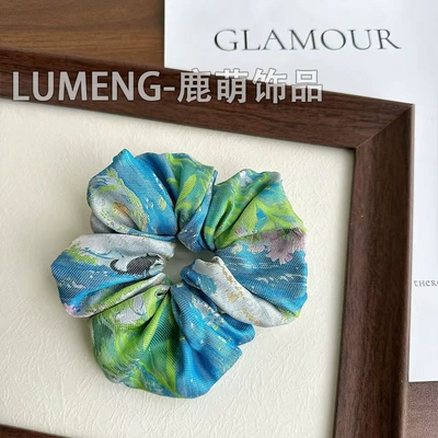 High-End Hair Rope, Saç üçün rezinlər - tsing-yi-watercolor-flowers