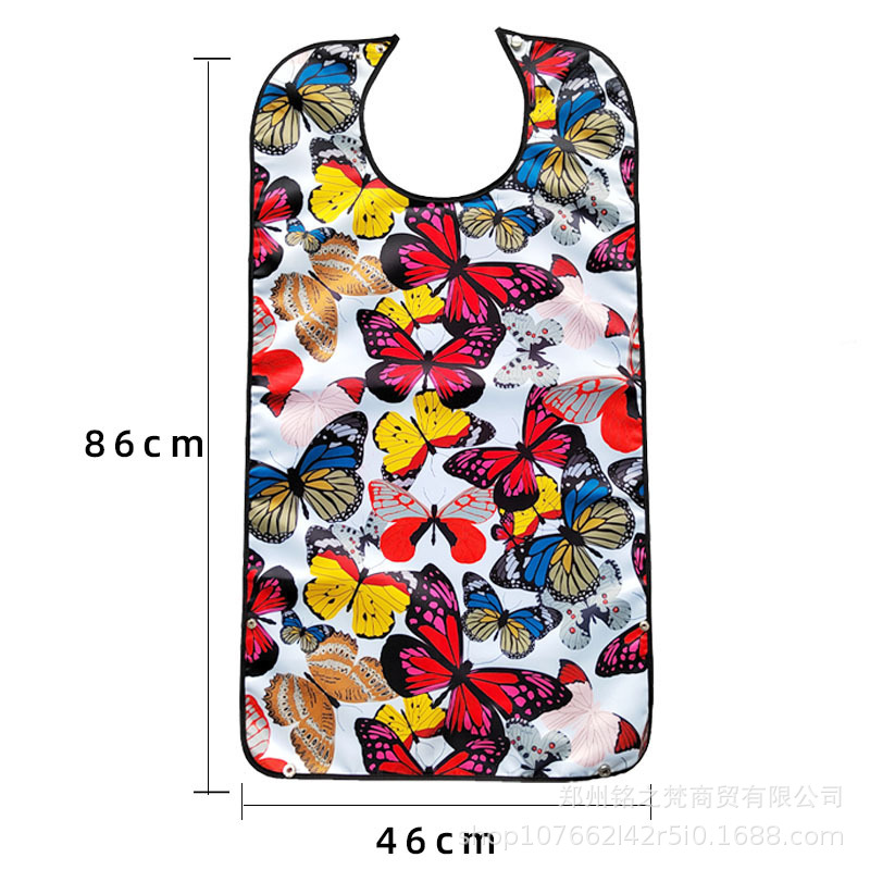 Suministro transfronterizo de fábrica para los ancianos que comen babero de arroz especial Toalla de saliva impermeable babero adulto que come babero para adultos