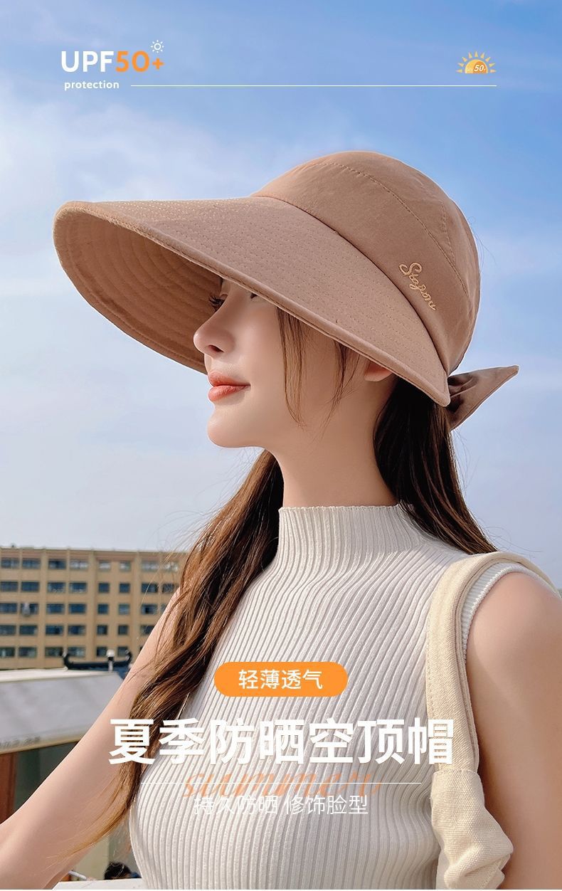 大きなひさし サンバイザー レディース 紫外線カット 夏用 