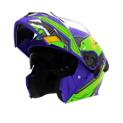 Men's Bluetooth Flip-Up Helmet Motorcycle: Motosiklet kaskı (dəbilqə)