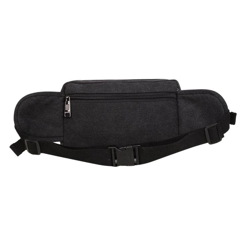 [Factory Price] Large Capacity Canvas Waist Bag Men's Crossbody Bag Multifunctional Casual Bag Outdoor Tactical Waist Bag