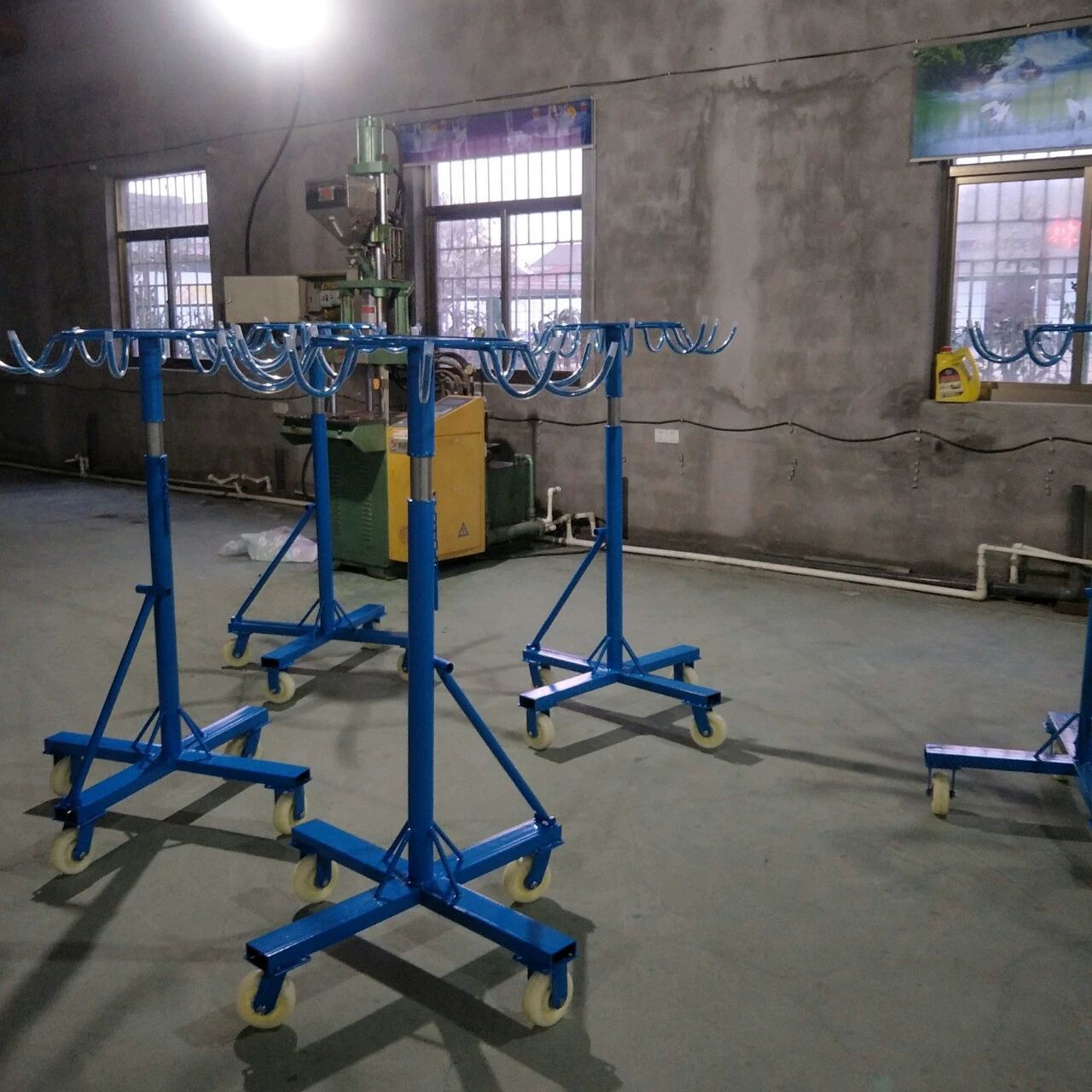 厂家供应可调节三挡升高电源线挂线架车间线束带轮移动放置架-阿里巴巴