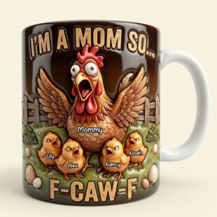 �羳Funny Chicken Mom Coffee MugȤζ�B�u�������ȱ��R�˱�
