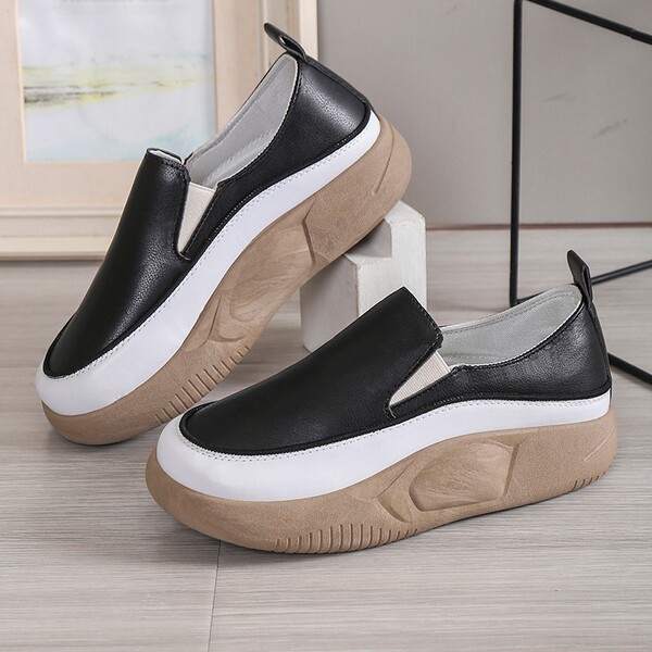 Ultra-soft casual autumn shoes made of soft leather