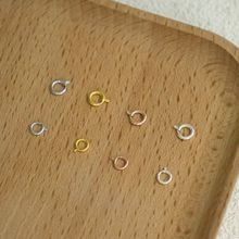 冠生银饰  S925纯银闭口圈diy配件 不用焊接开口圈项链手链连接环