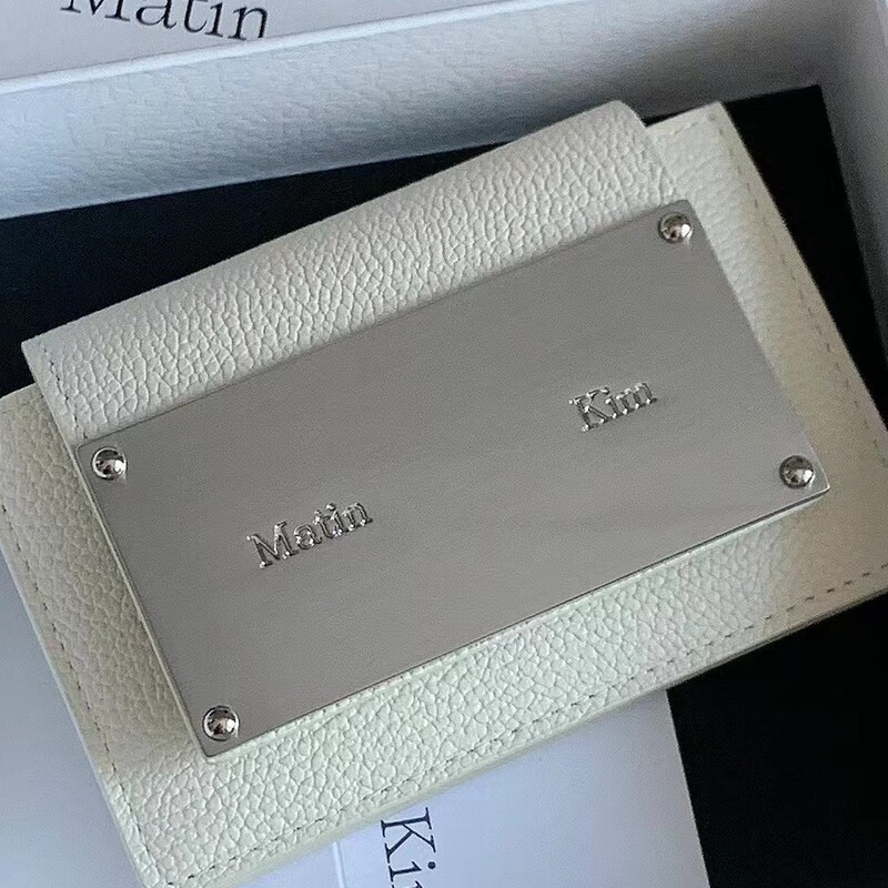 Korean Niche m K Designer Brand Mk Simple and Practical Genuine Leather Card Holder Coin Purse for Women Korean Niche m K Designer Brand Mk Simple and Practical Genuine Leather Card Holder Coin Purse for Women