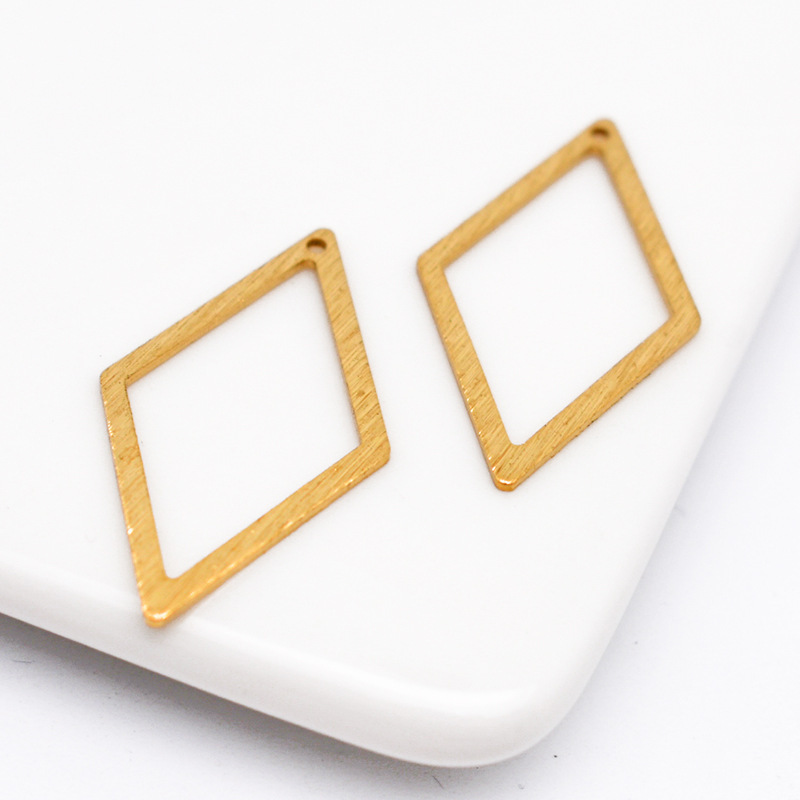 Brass bracelet ear clip necklace diy jewelry accessories wholesale tremolo Amazon cross-border brushed Diamond box