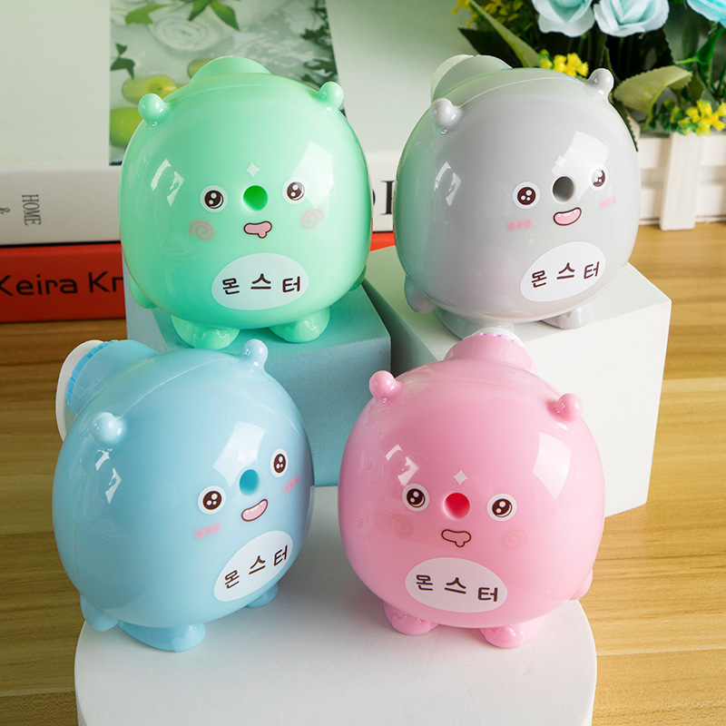 Youxiang papelería YP-5803 monstruo bebé sacapuntas estudiante escuela suministros sacapuntas Sacapuntas de lápiz manivela sacapuntas