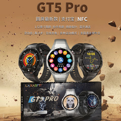 Gt5 proラウンドスクリーンワイヤレス充電オフライン支払いNFCブルートゥース通話健康モニタリングgt6スポーツスマートウォッチ
