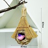 Bird's nest decoration simulation grass woven grass nest handmade outdoor small bird house outdoor pendant pendant coconut shell bird nest bird nest