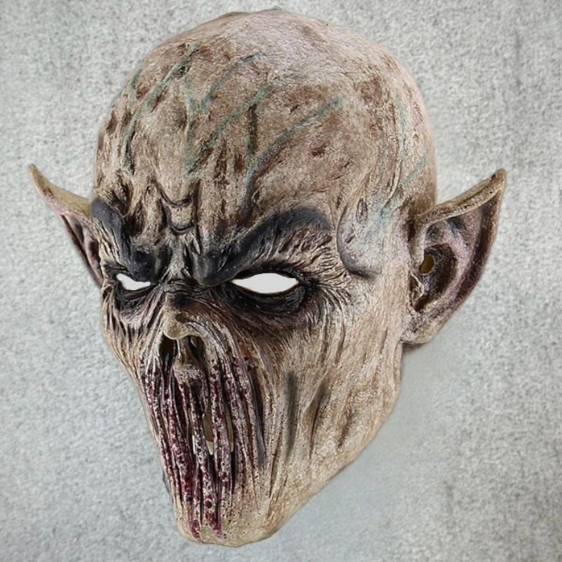 Halloween sin boca alienígena máscara de terror alienígena Amazon Aliexpress explosión de la cabeza de látex juego de rol