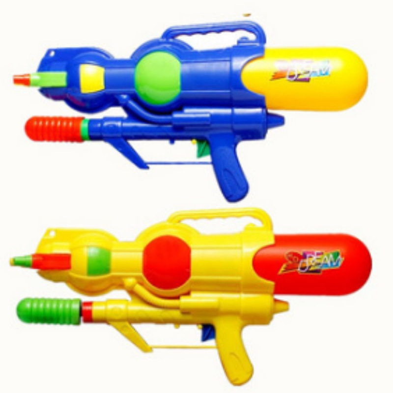 Tirando de alta presión pistola de agua sola boquilla jugar agua playa juguete pistola de agua verano Venta caliente niños pistola de agua Juguetes