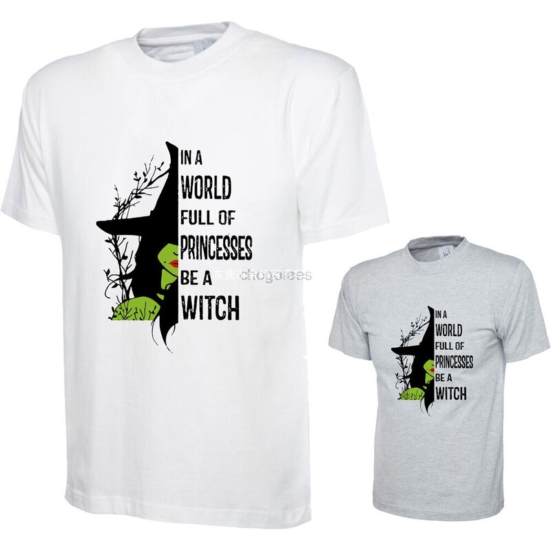 In a World Full of Princesses Be a Witch Halloween T-Shirt Basic Witch Tee Shirt