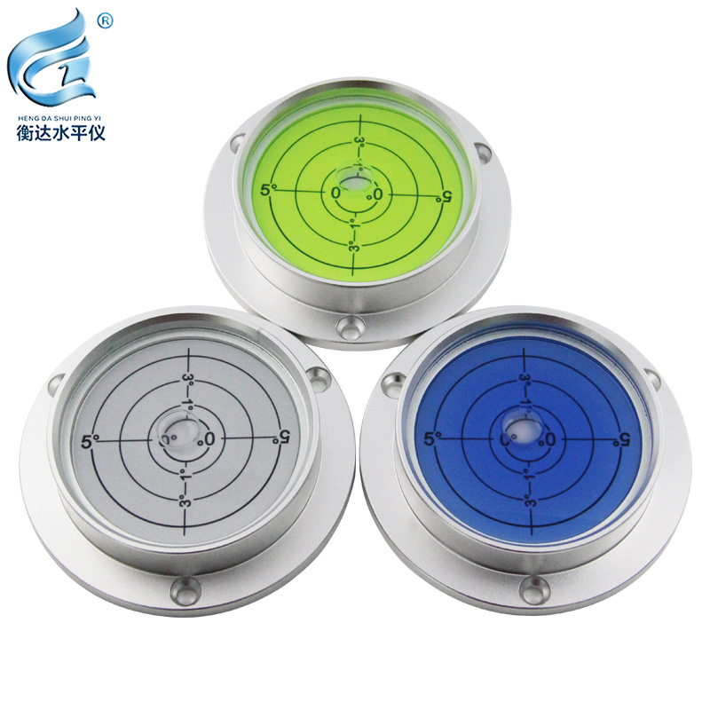 吊车支腿水平仪高精度水准仪金属法兰水平气泡9020泵车水平气泡