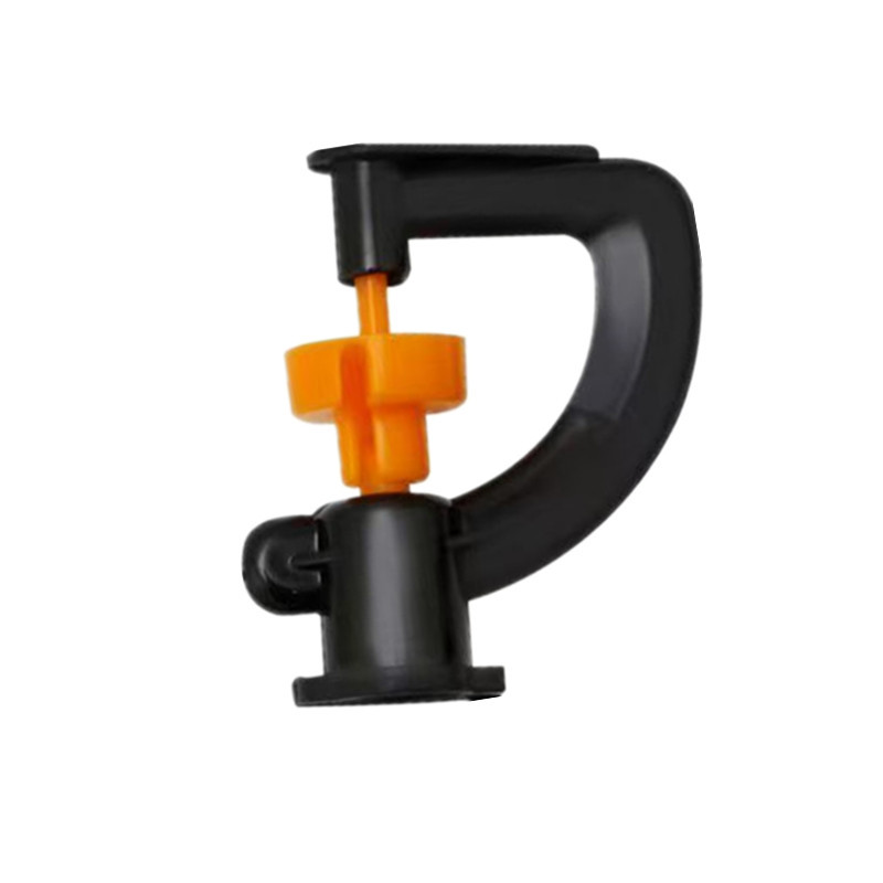 Mayorista G-shaped rotativo refractivo micro pulverización invernadero colgando micro pulverización colgando ruedas laterales atomización automática micro pulverización