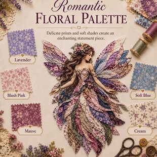 ��Ʒ Fairy Patchwork DIY Kit ����Ů����ϵ��DIY�ֹ�ƴ����ˇƷ