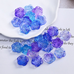 19mm��ɫ��͸õ�廨DIY����֙C�� �l���l�A�ֹ�����Ʒ�������l