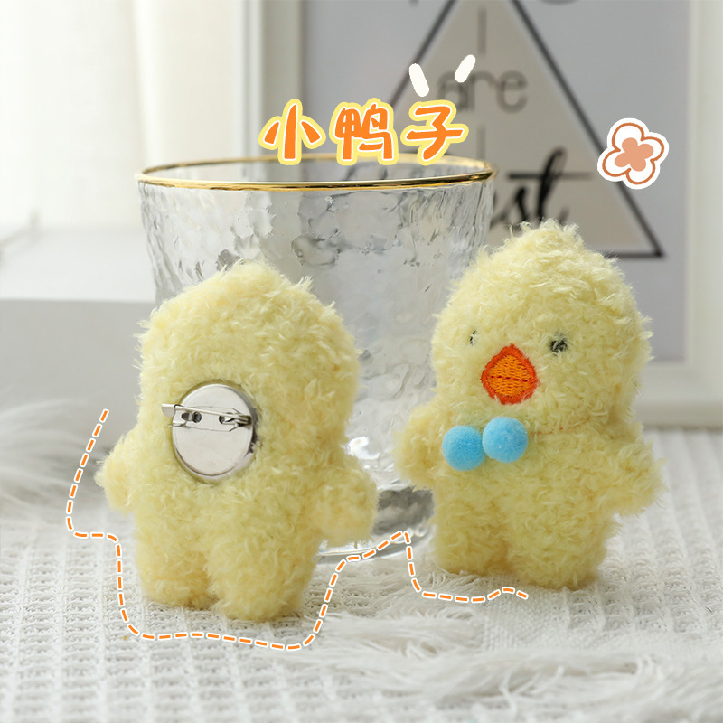 Vịt đứng / Kiểu không trâm cài áo