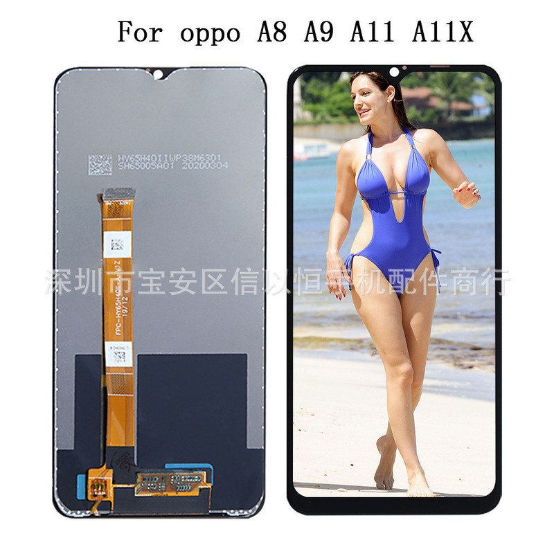 OPPO A5 2020 A9 A8 A11スクリーンアセンブリRealme C3 5i 6i携帯電話液晶LCDを適用|undefined