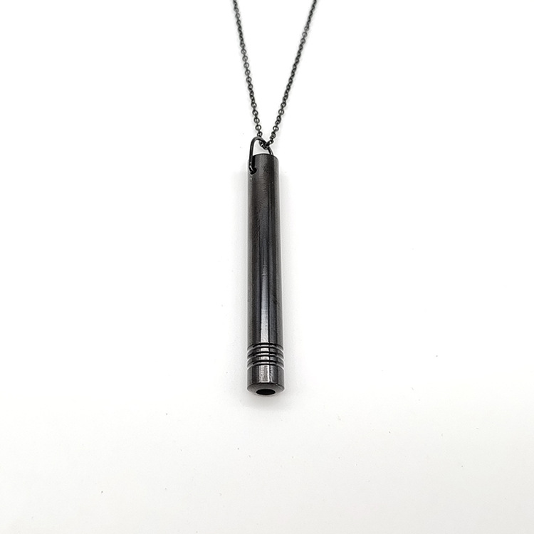 1 Piece Simple Style Whistle Stainless Steel Plating Unisex Pendant Necklace