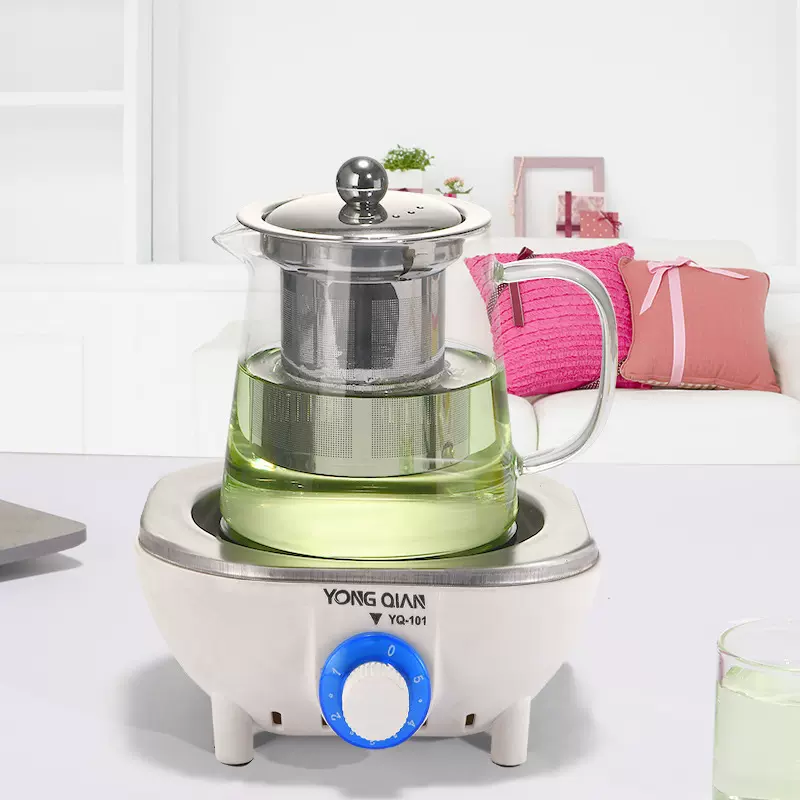 永前电器  YQ-101 电热炉 500W煮茶炉 凹陷设计防滑煮茶器