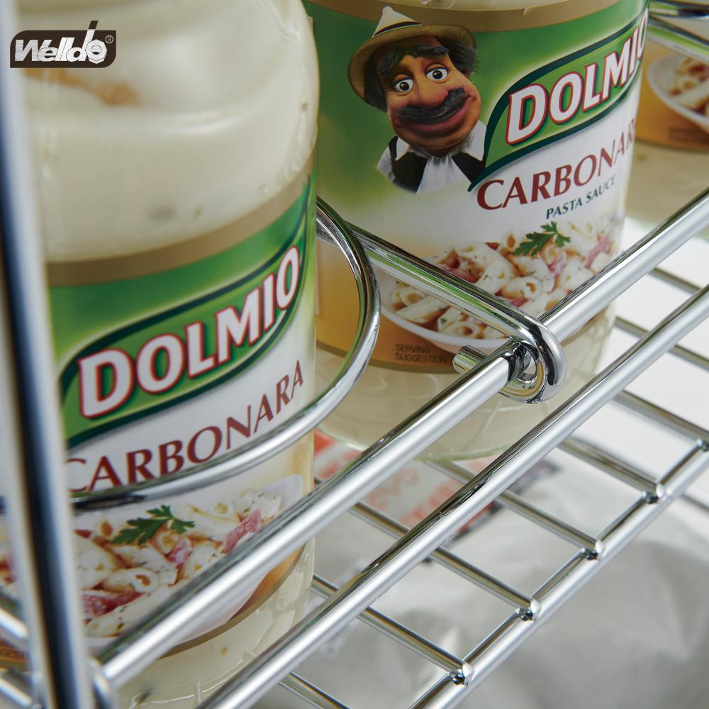 Welldo纬东 厨房地柜3层抽屉式拉篮橱柜抽屉式3层收纳拉篮