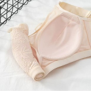 Spring and Summer New Style Lace Large Size Vest Style Breathable and Comfortable Wire-Free Underwear Push-Up Adjustable Breast Reduction
