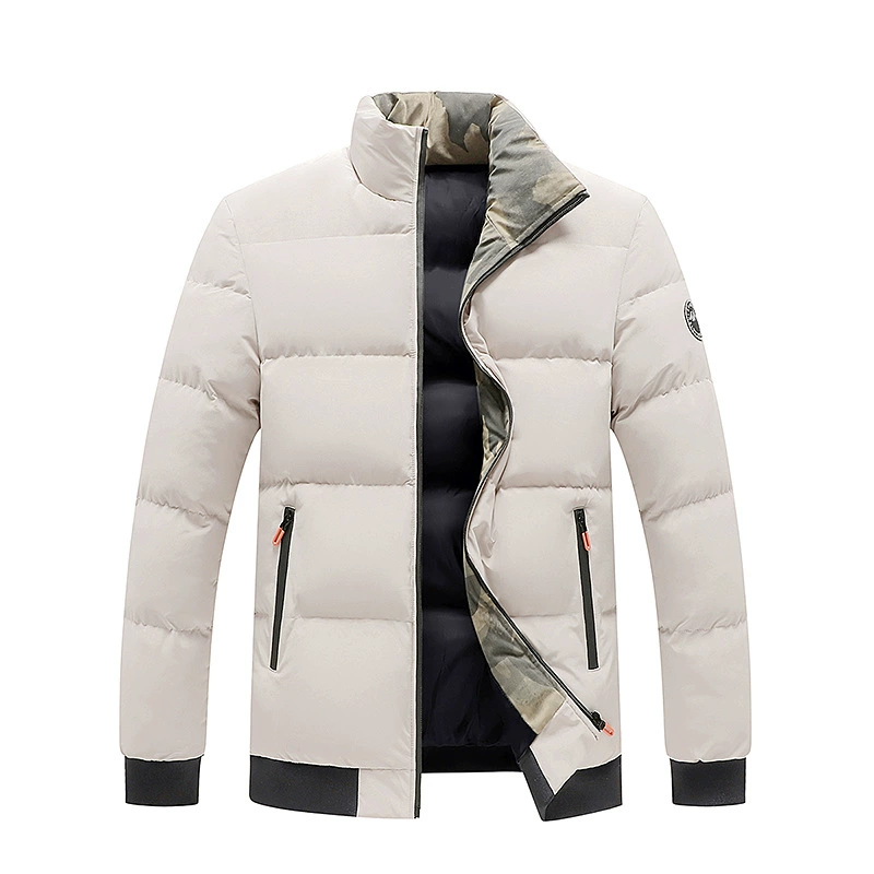 2023 новый осенний и зимний мужской хлопчатобумажный тренд хлопчатобумажный костюм толстый костюм хлопчатобумажный пиджак хлебный пиджак стоячий воротник мужской хлопчатобумажный костюм