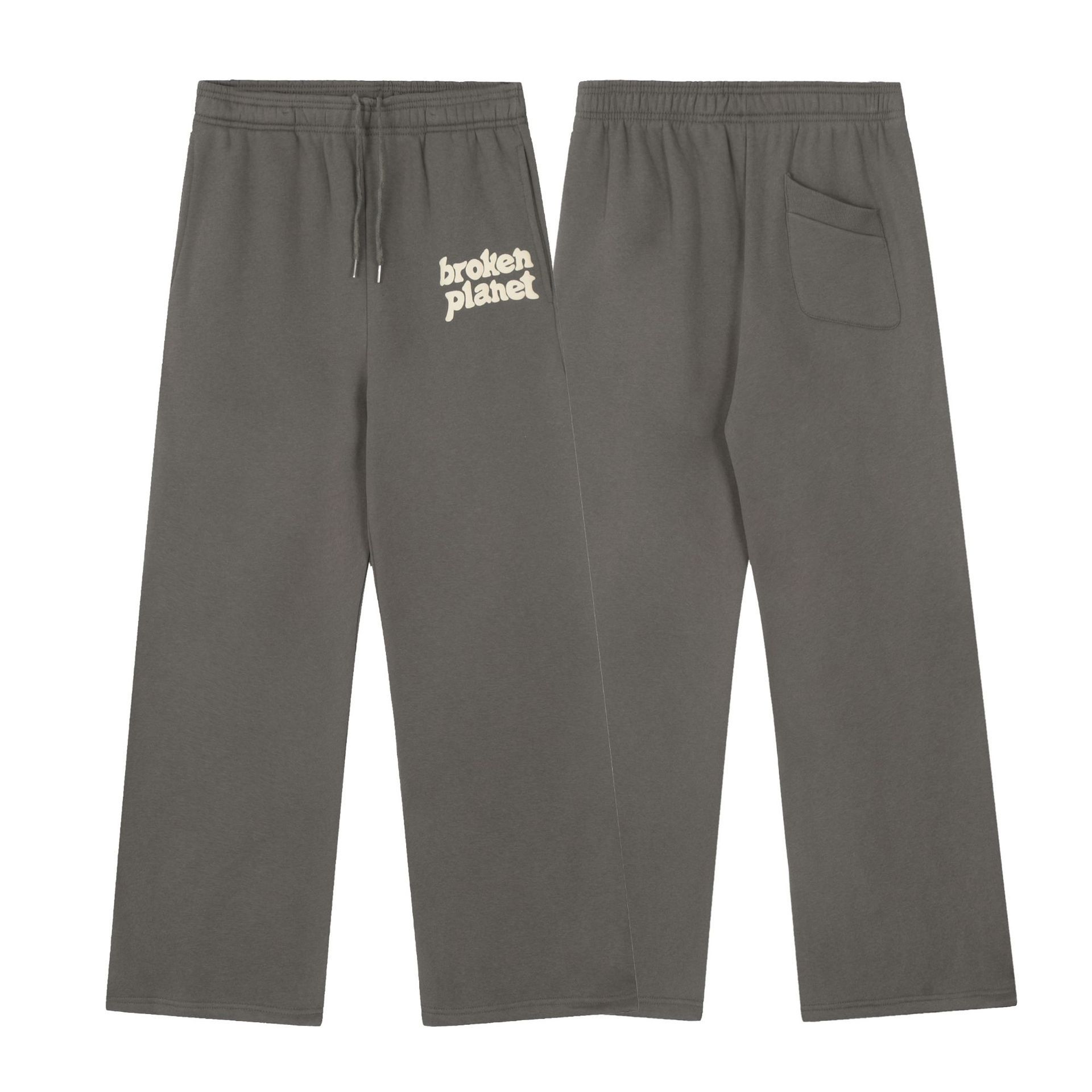 Broken Planet Sweatpants Logo Grey