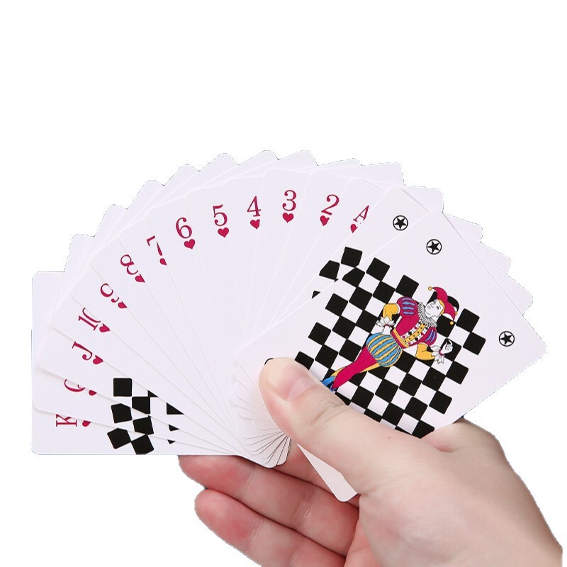 広告トランプカスタムエッグポーカー 2 デッキボードゲームカード厚みのあるポーカーカード卸売|undefined