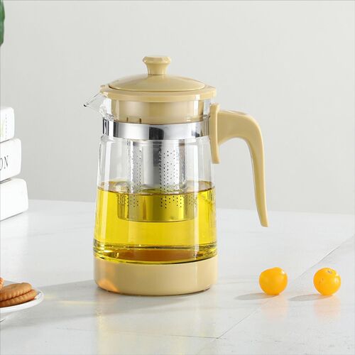 Large-capacity glass teapot Kung Fu teapot household kettle single pot heat-resistant filter tea brewing device scented tea set