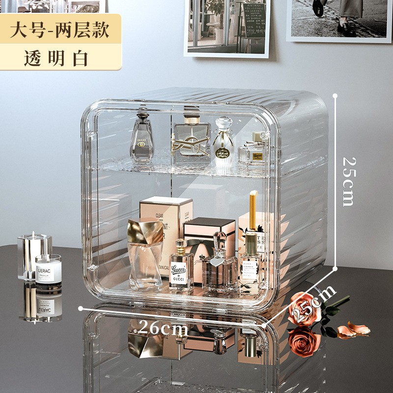 Taza de té bandeja de té taza de agua bandeja hogar sala de estar mesa de café juego de té taza de té gabinete de almacenamiento de doble capa