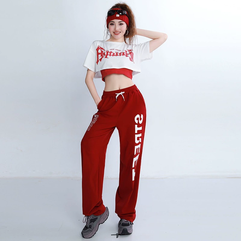 Реал 2025 новая мода свободная, тонкие широкие брюки, спортивные костюмы из трех частей