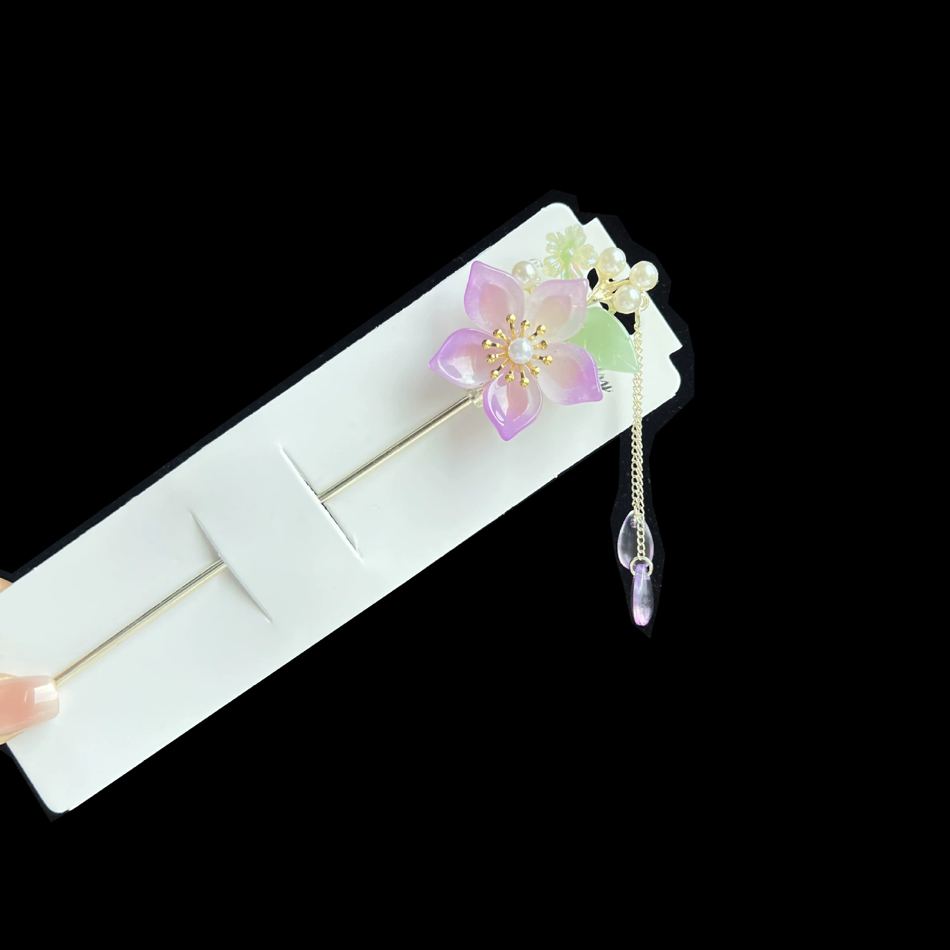 Hairpin Hanfu заколка для волос, орхидея цветочный декоративный аксессуар для волос, простая элегантная китайская стиль