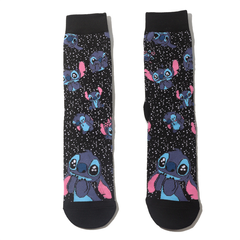 Men's Wholesale Trendy Socks Female Animation Cartoon Cotton Socks Comic Male Medium Tube Pirate Socks-5PRS 37 O1CN01RSK83a1TrjeHv9oSO !!1004802436 0 cib