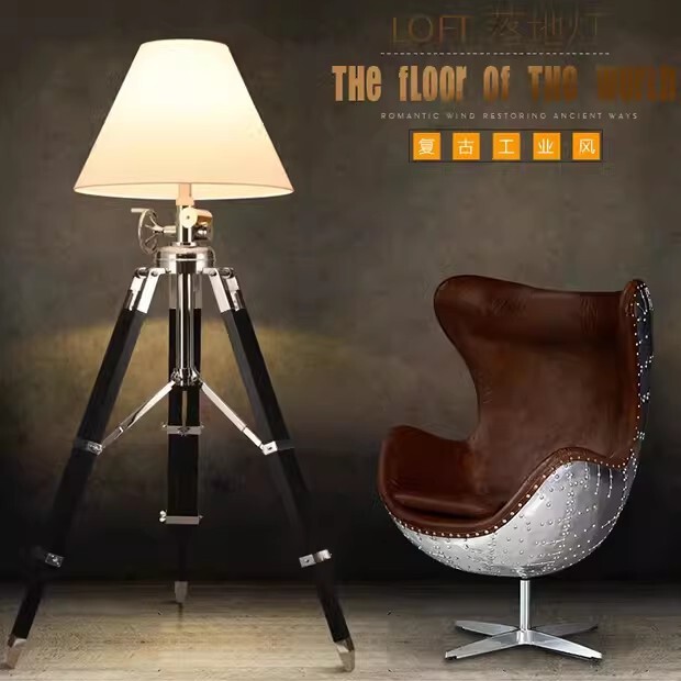 American Retro Tripod Wooden Floor Lamp Creative Study Living Room Solid Wood Floor Lamp Led Floor Lamp American Retro Tripod Wooden Floor Lamp Creative Study Living Room Solid Wood Floor Lamp Led Floor Lamp