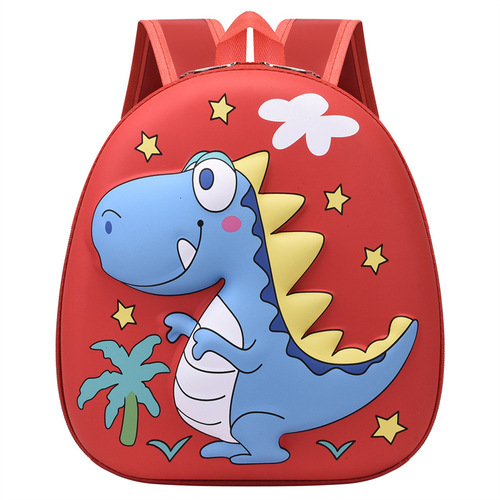 Factory Direct Supply Kindergarten Children's Backpack New 3D Dinosaur Dual Shoulder Bag Cartoon Boy Girl Student Backpack