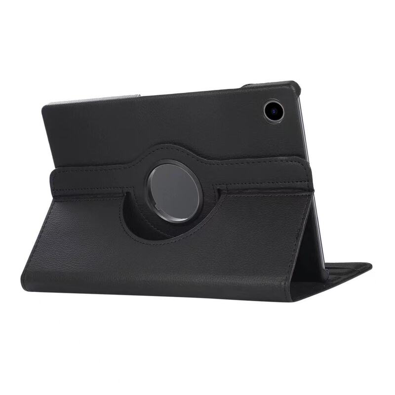 For Samsung Tab A9 leather case bracket rotating 360 all-inclusive protective case A9 11 inch litchi pattern protective case