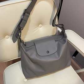 秋冬法国龙家骧包HOBO腋下包大象灰包托特斜挎女包单肩手提托特包