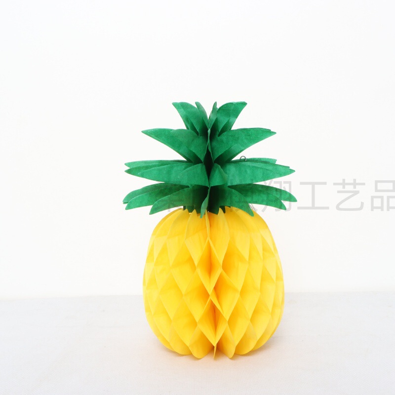 菠萝蜂窝球纸球装饰幼儿园中秋节日商场元旦场景布置菠萝蜂窝球|undefined